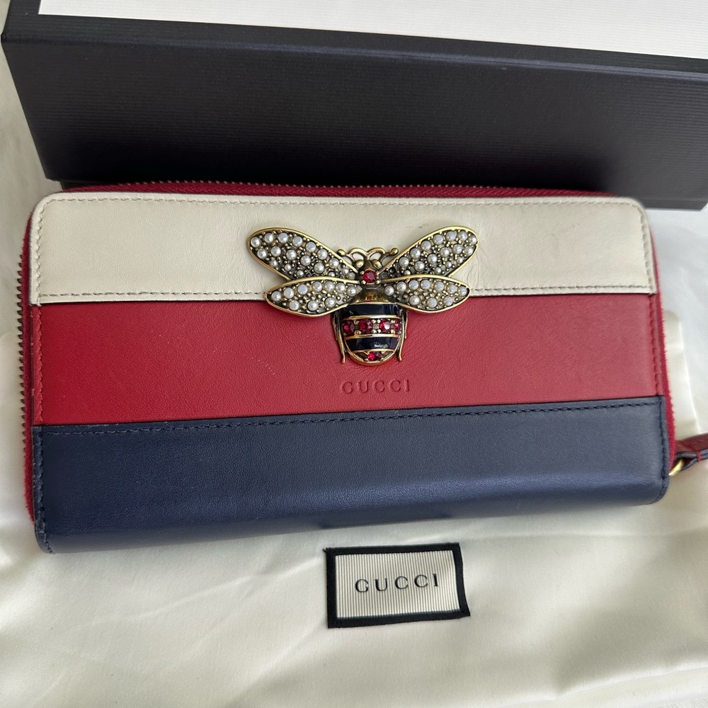 GG Queen Margaret Bee Wallet - Picture 3 of 9
